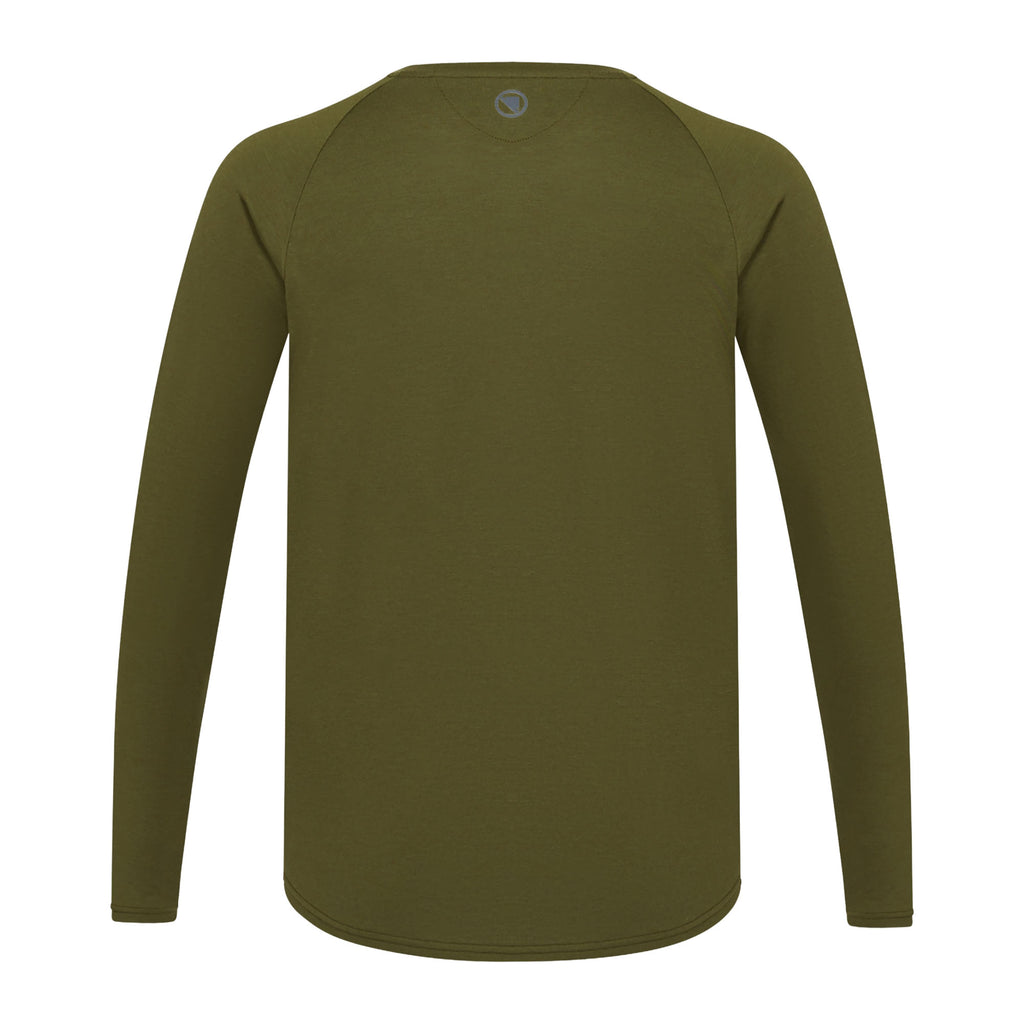 Men's Baabaa Blend L/S Baselayer - Green