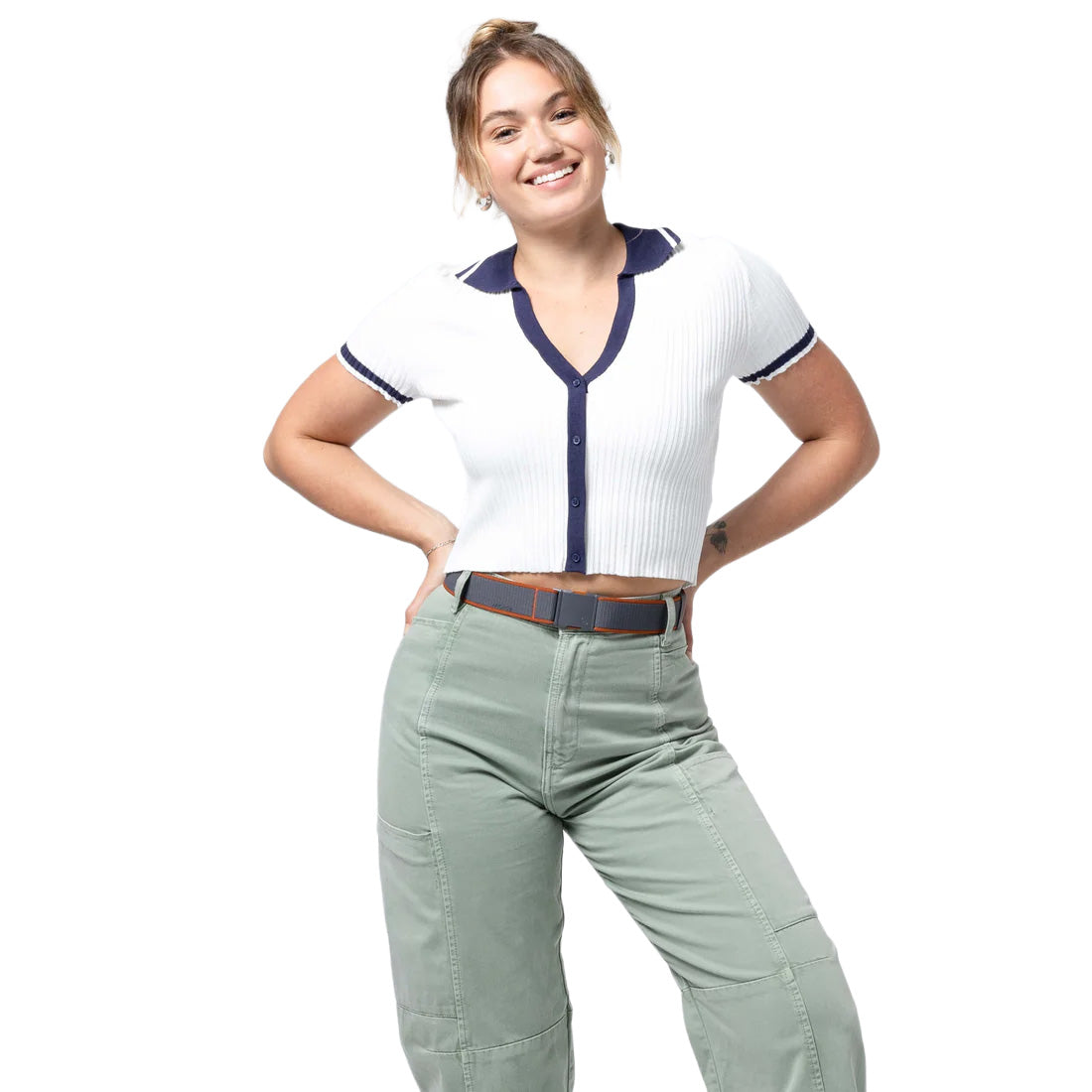 Unisex Carto A2 Stretch Belt - Grey