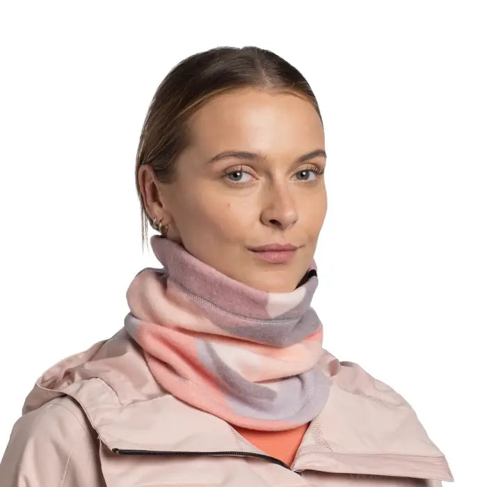 Unisex Polar Prints Neck Warmer - Purple