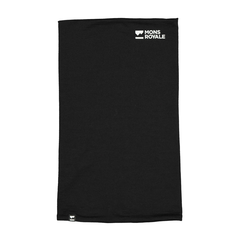 Double Up Merino Neckwarmer - Black