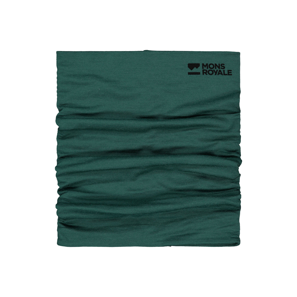 Double Up Merino Neckwarmer - Green