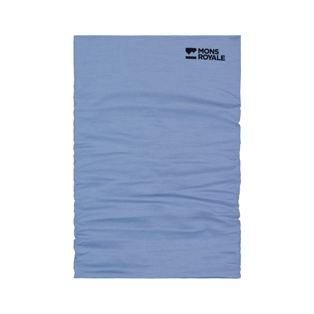 Double Up Merino Neckwarmer - Blue