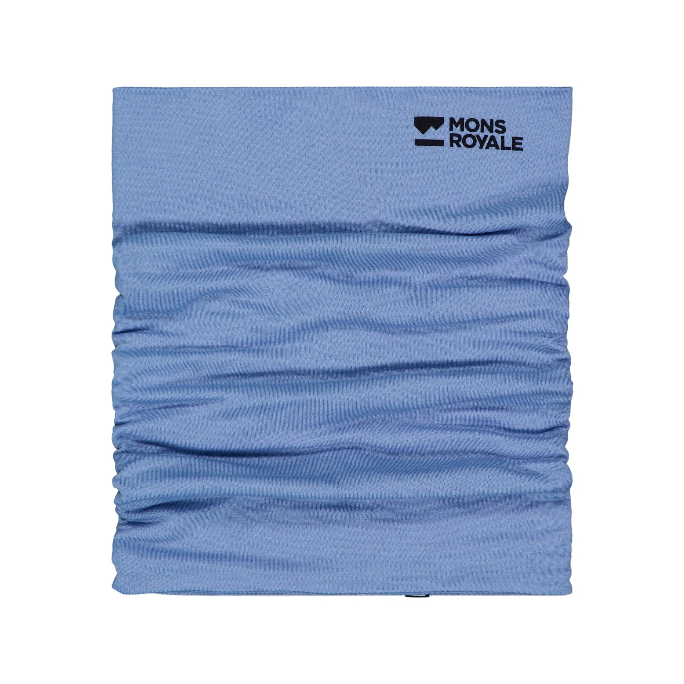 Double Up Merino Neckwarmer - Blue