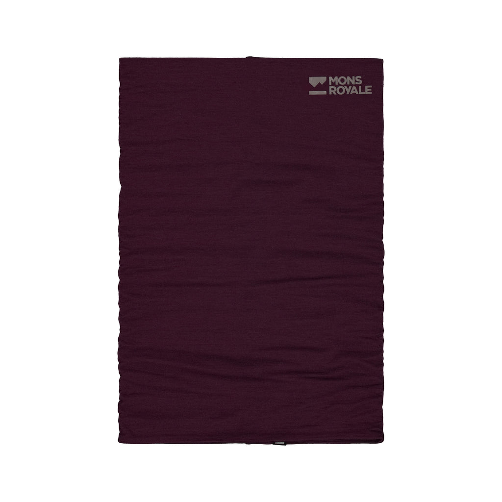 Double Up Merino Neckwarmer - Purple