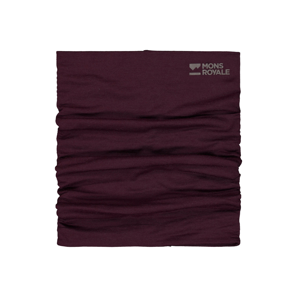 Double Up Merino Neckwarmer - Purple