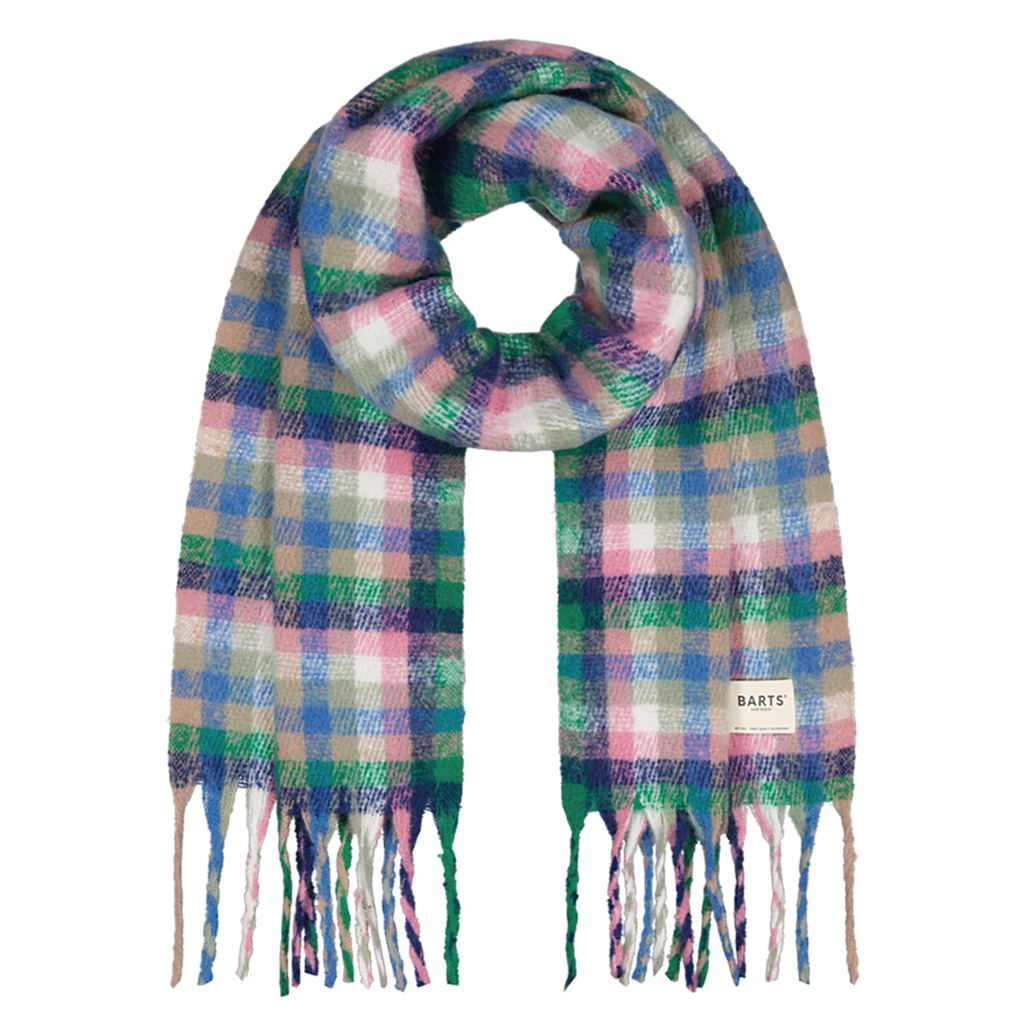 Women's Plaity Scarf - Green
