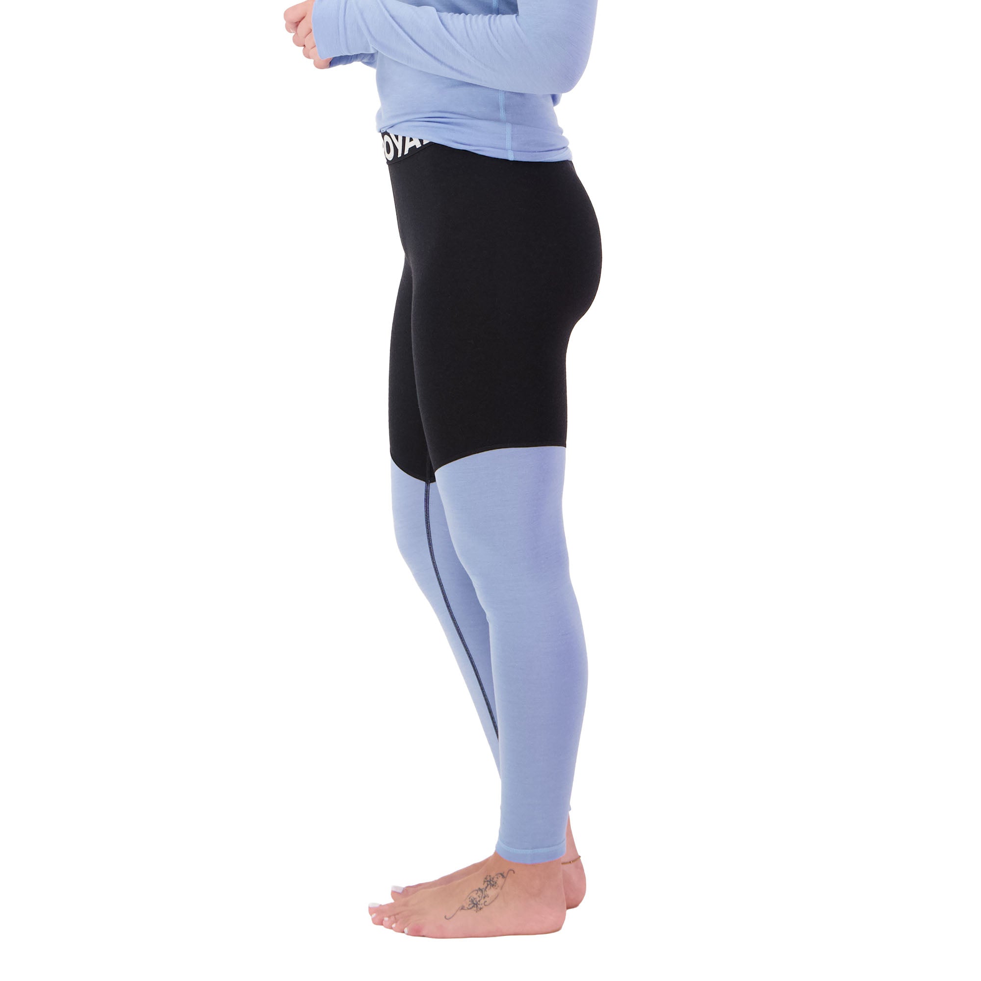 Women’s Cascade Merino Base Layer Leggings - Blue