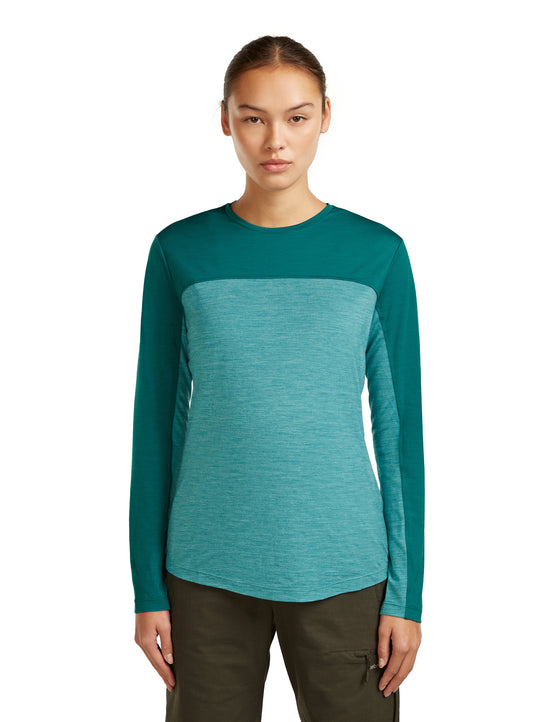 Women's 125 Cool Lite Sphere Long-Sleeve T-Shirt - Blue
