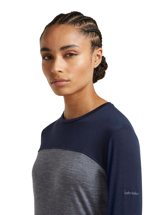Women's 125 Cool Lite Sphere Long-Sleeve T-Shirt - Blue