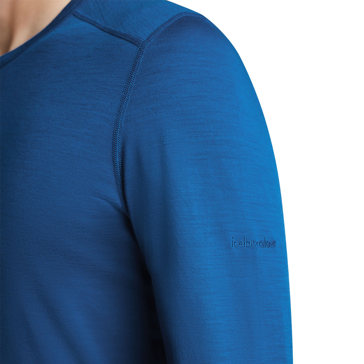 Men's 200 Oasis Long Sleeve Crewe Top - Blue