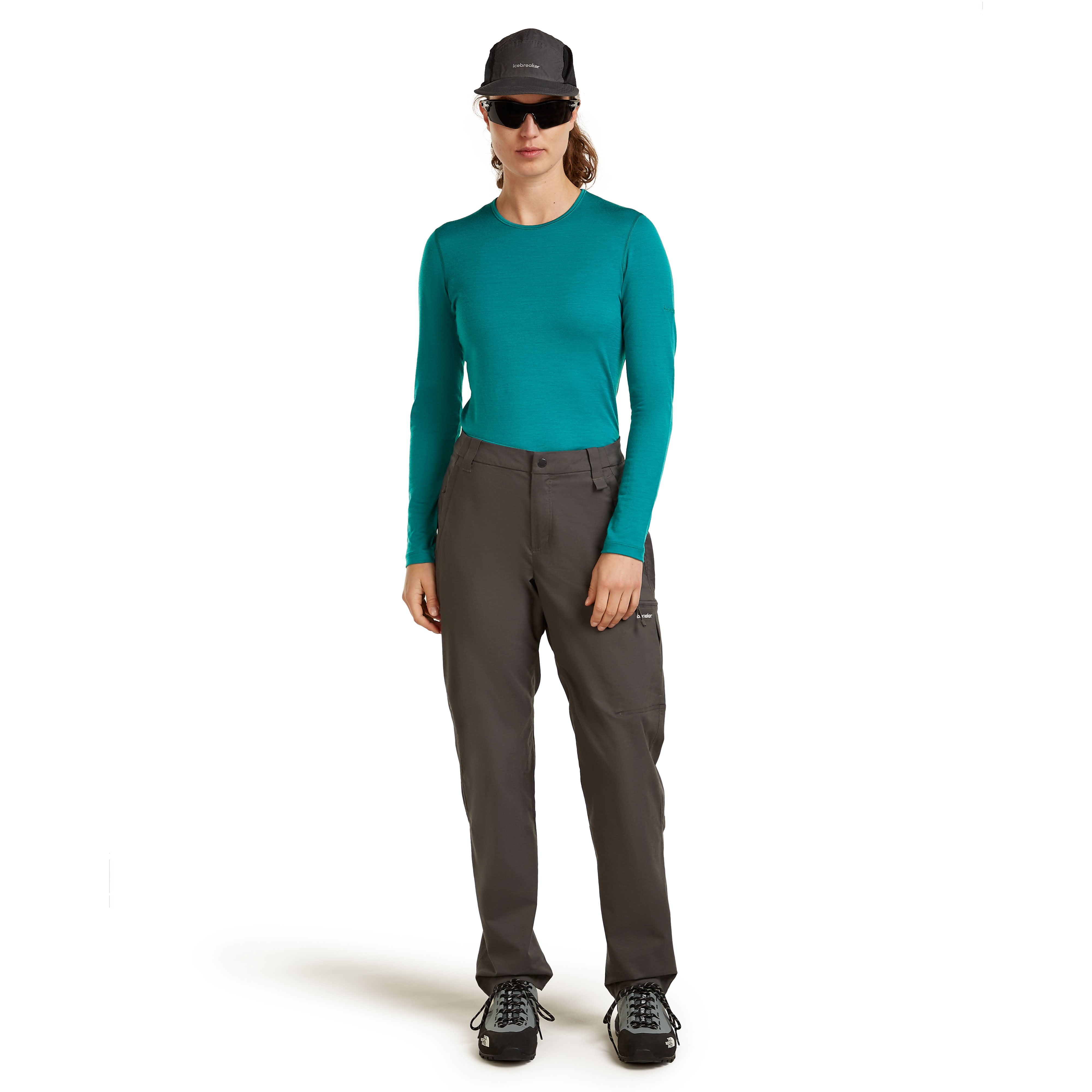 Women's 200 Oasis Long Sleeve Crewe Top - Blue