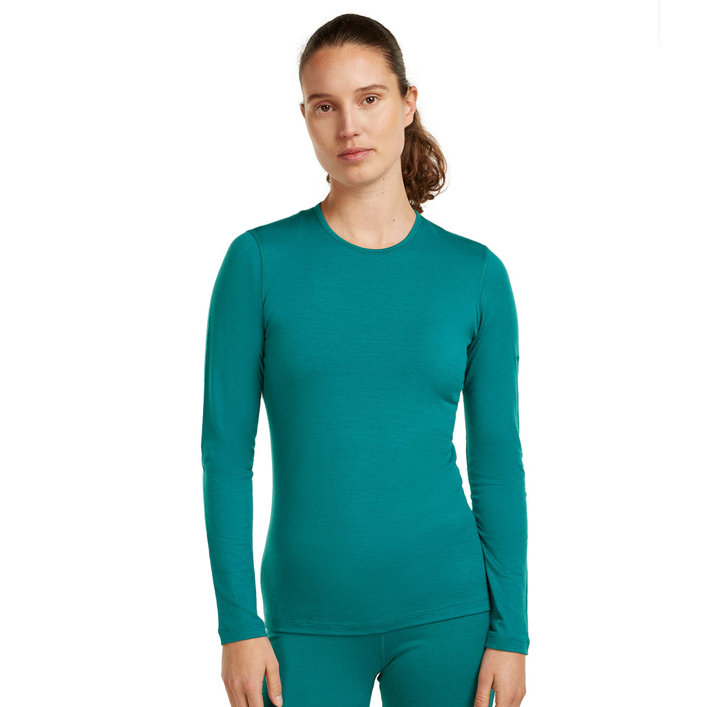Women's 200 Oasis Long Sleeve Crewe Top - Blue