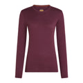 Women's 200 Oasis Long Sleeve Crewe Top - Purple
