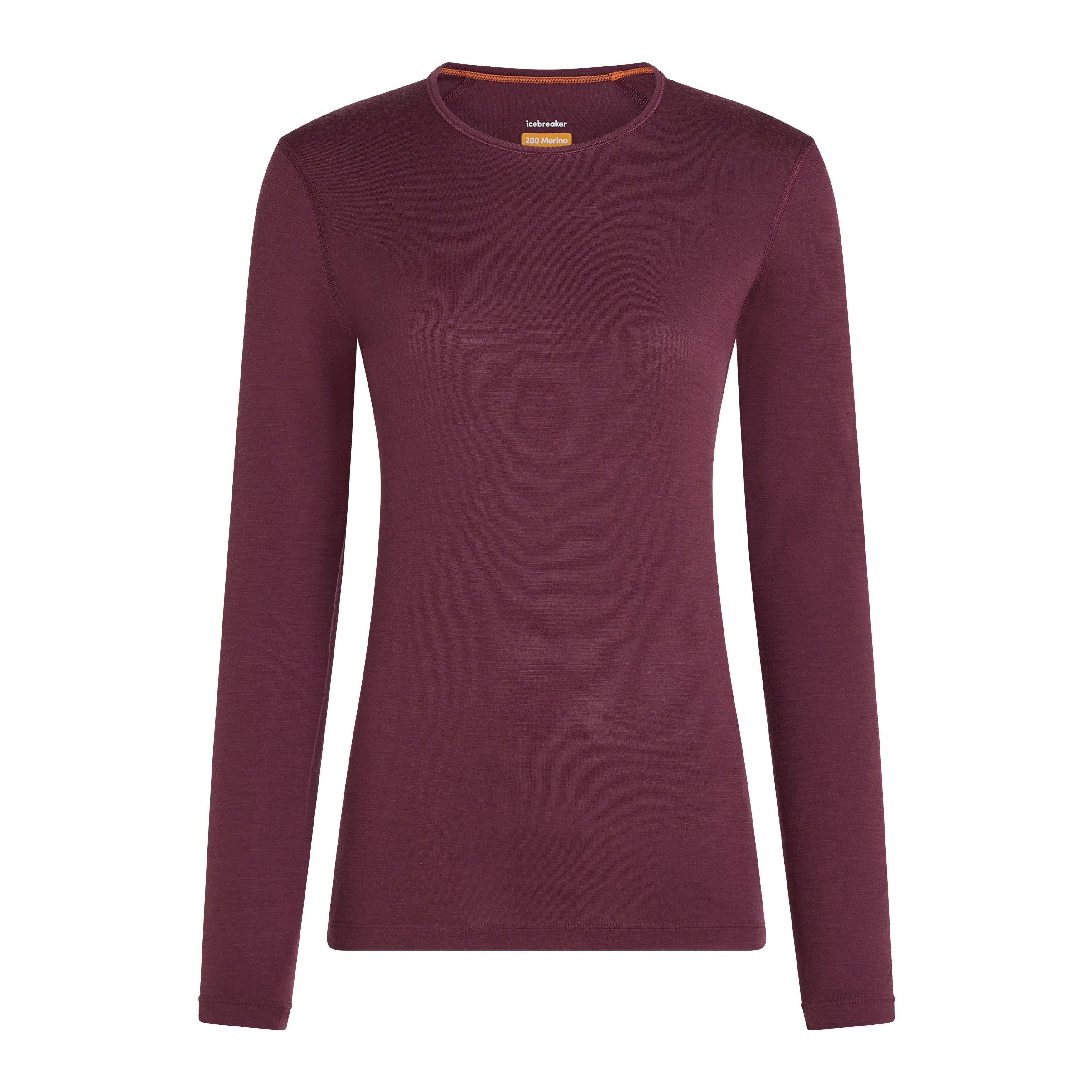 Women's 200 Oasis Long Sleeve Crewe Top - Purple