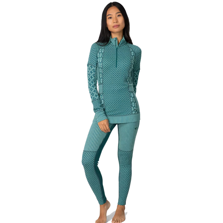 Women's Smekker ½ Long-Sleeve Base Layer Top - Green