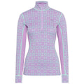 Women's Rose 1/2 Zip Base Layer Top - Pink / Purple