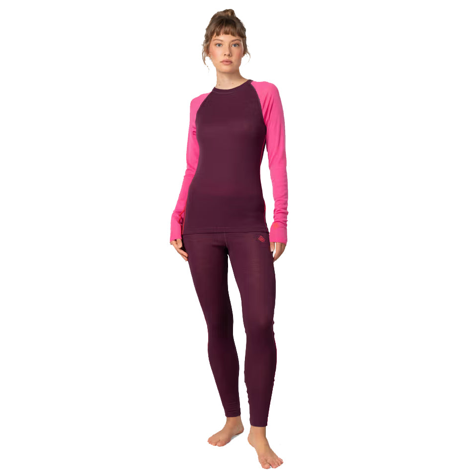 Women's Kaia Base Layer Set - Red / Pink
