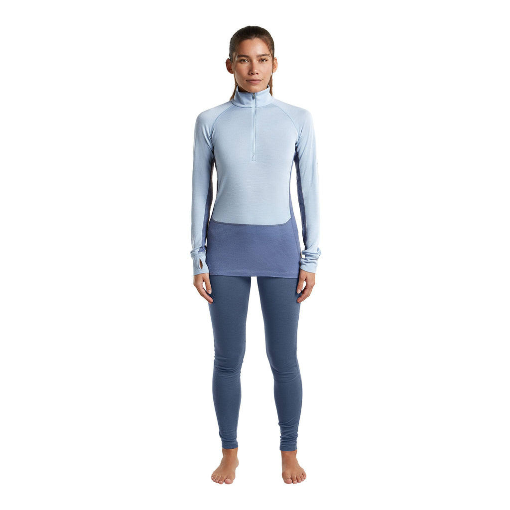 Women's 260 Zoneknit Long Sleeve Half Zip - Blue