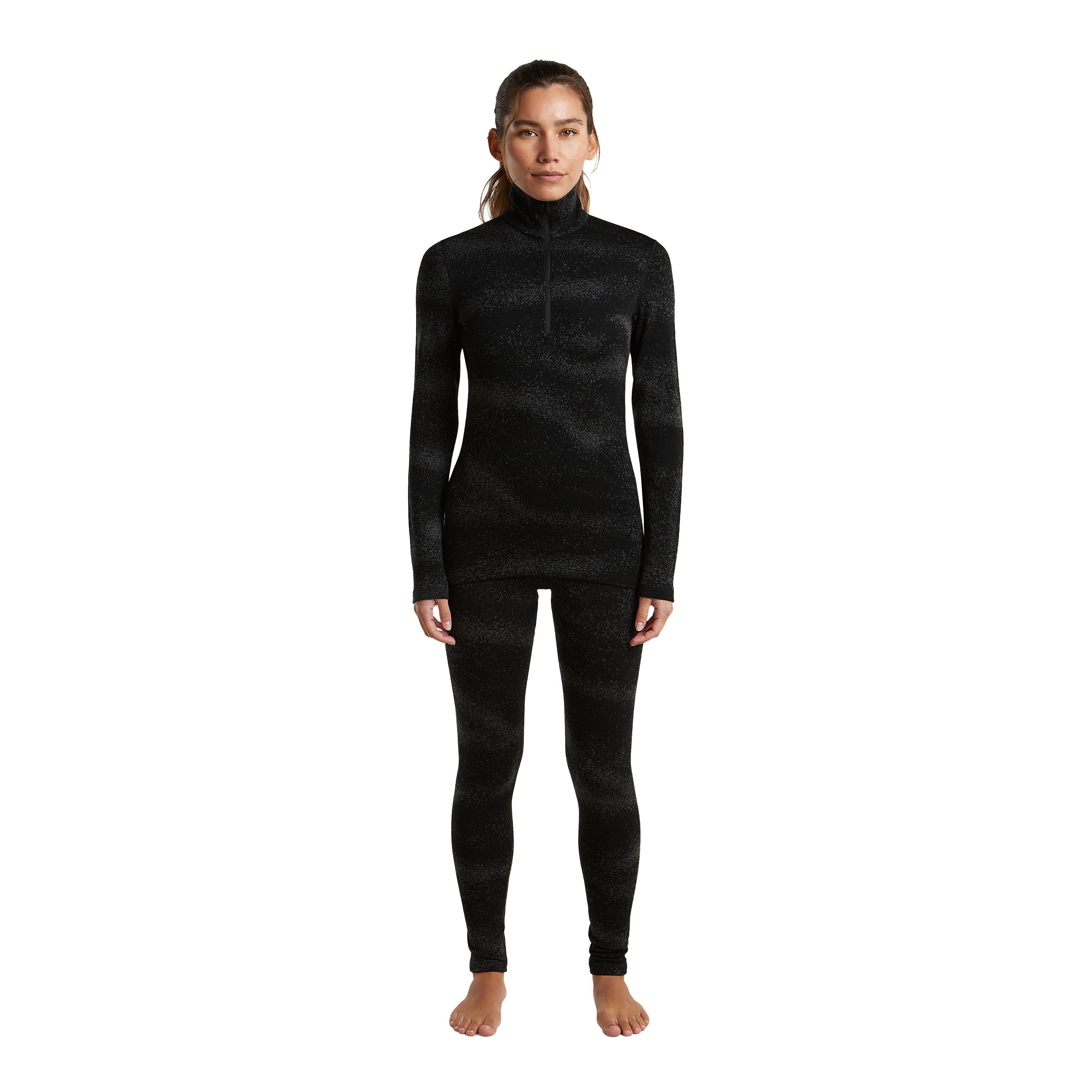 Women's 260 Vertex Long Sleeve Half Zip - Black