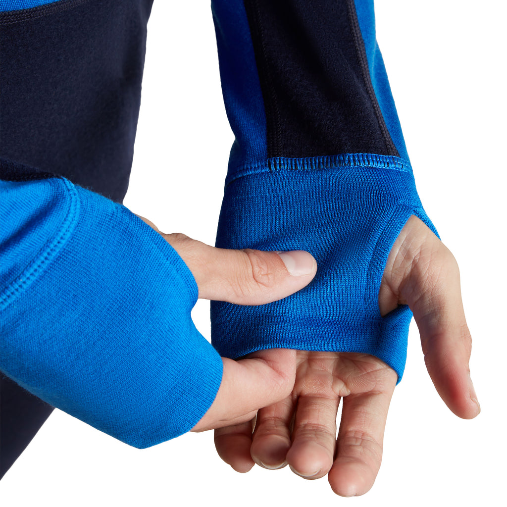 Men's 260 Zoneknit Long Sleeve Half Zip - Blue