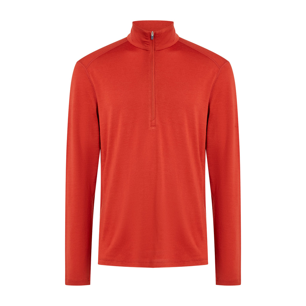 Men's 260 Tech Long Sleeve Half Zip - Red