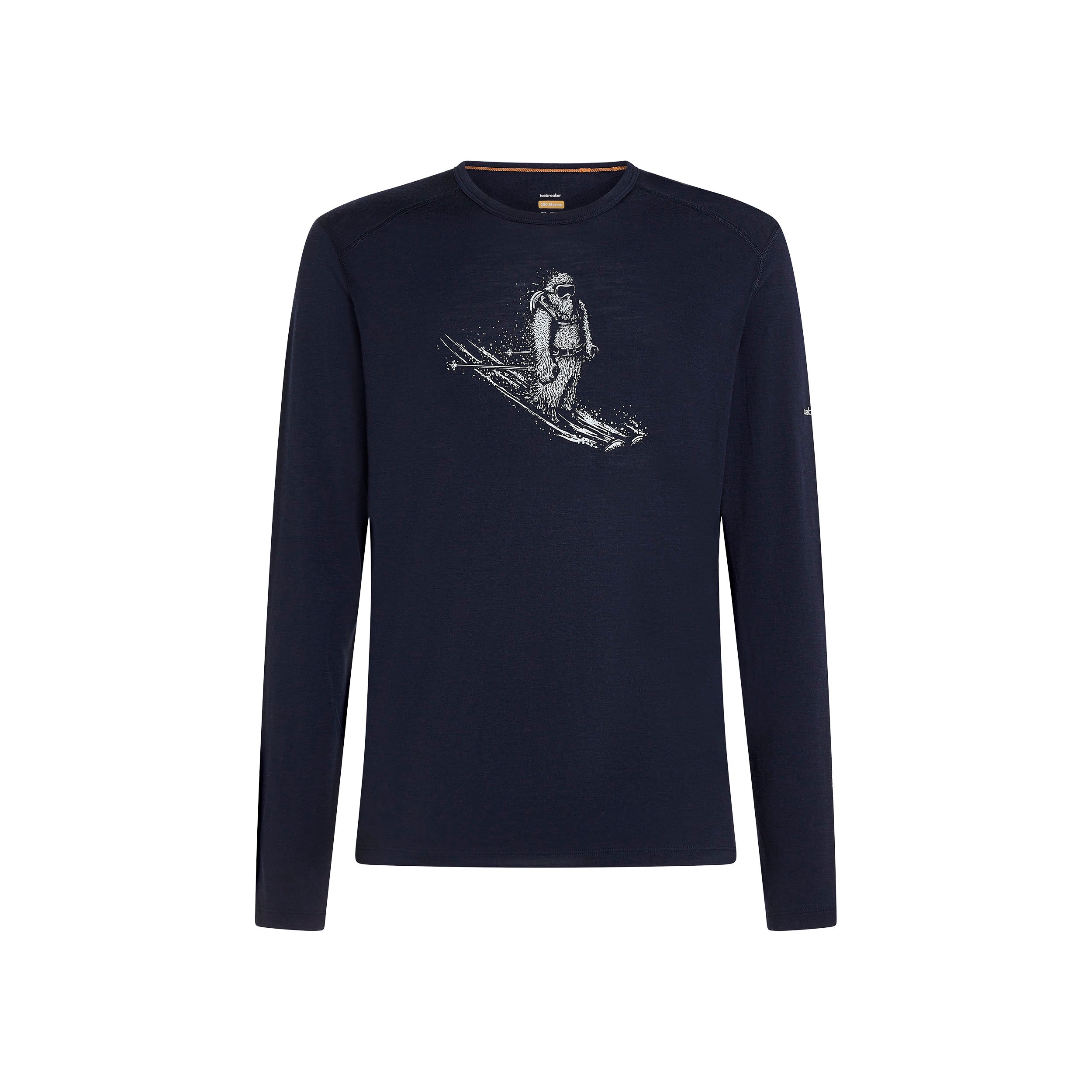 Men's 200 Oasis Long Sleeve Crewe Top - Navy