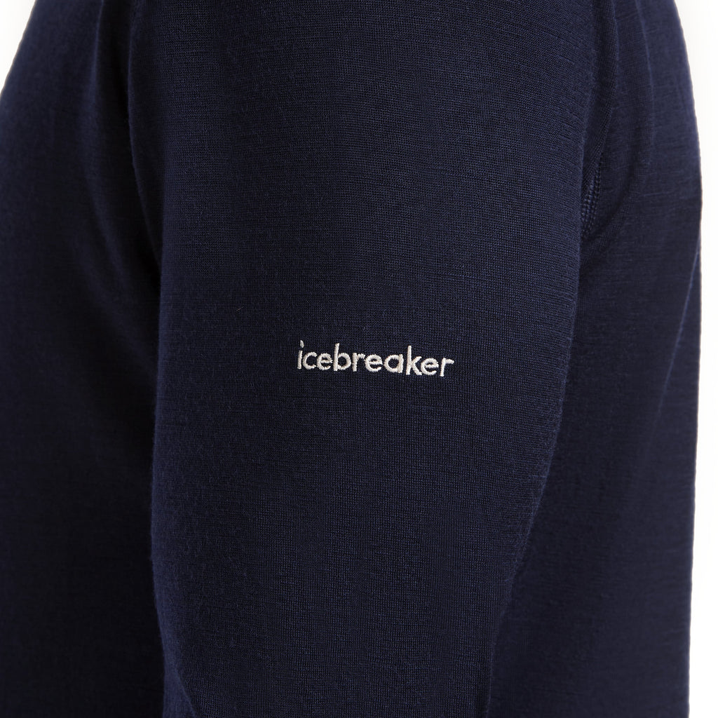 Men's 200 Oasis Long Sleeve Crewe Top - Navy