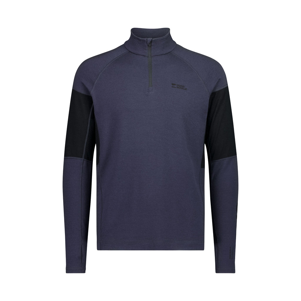 Men's Olympus Merino Base Layer 1/4 Zip - Grey