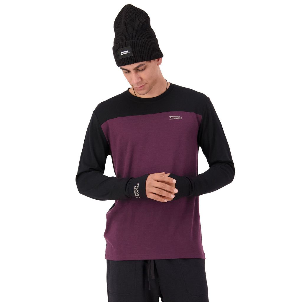 Men’s Yotei Merino Long Sleeve – Purple