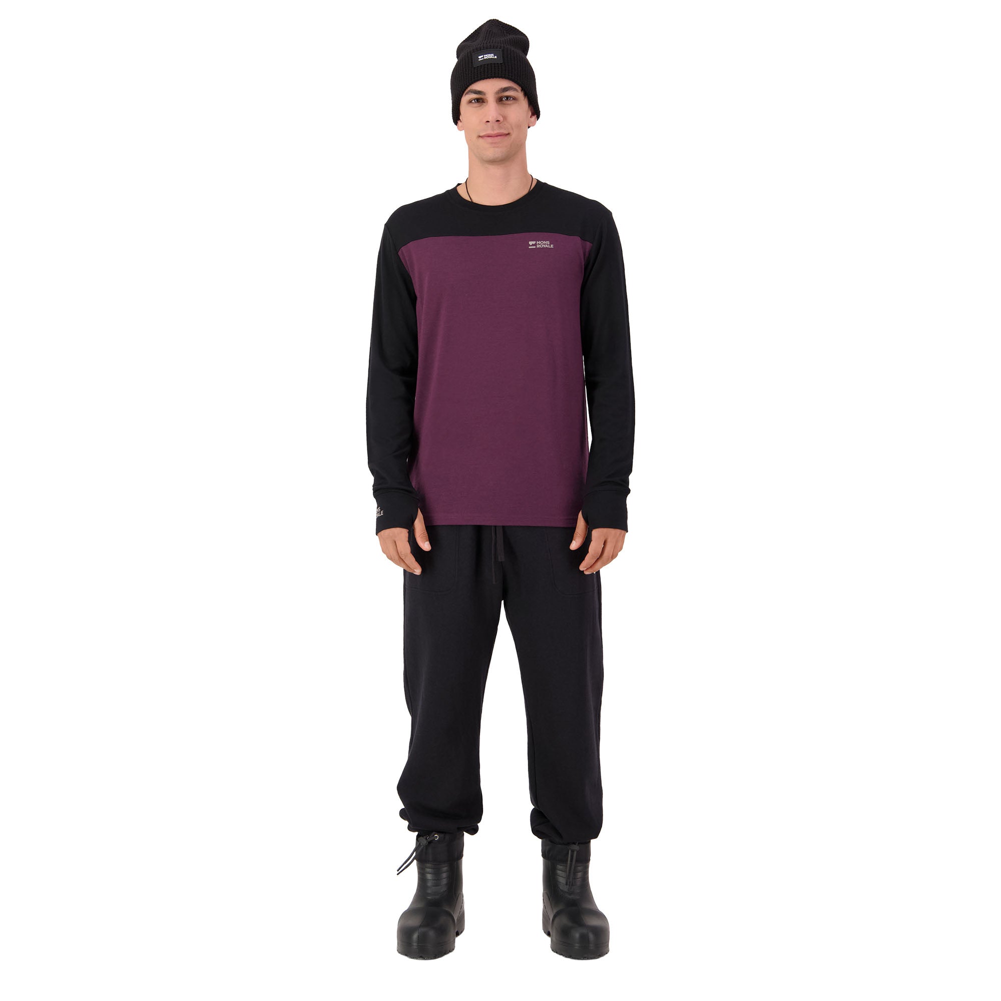 Men’s Yotei Merino Long Sleeve – Purple