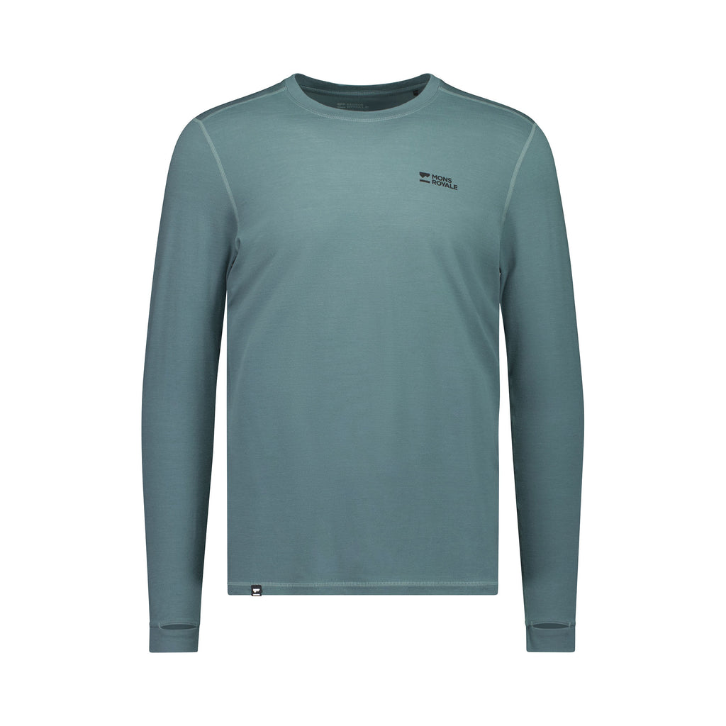 Men’s Cascade Merino Long Sleeve Base Layer - Green