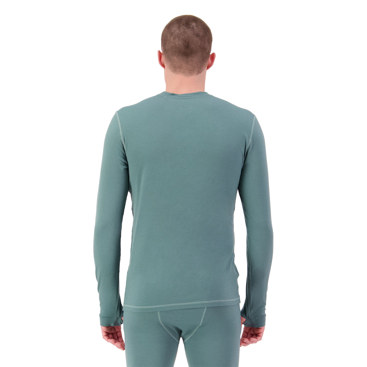 Men’s Cascade Merino Long Sleeve Base Layer - Green