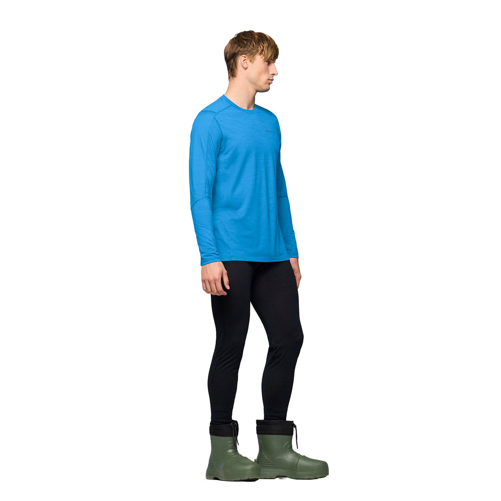 Men's Falketind EqualiserUll Long Sleeve Shirt - Blue