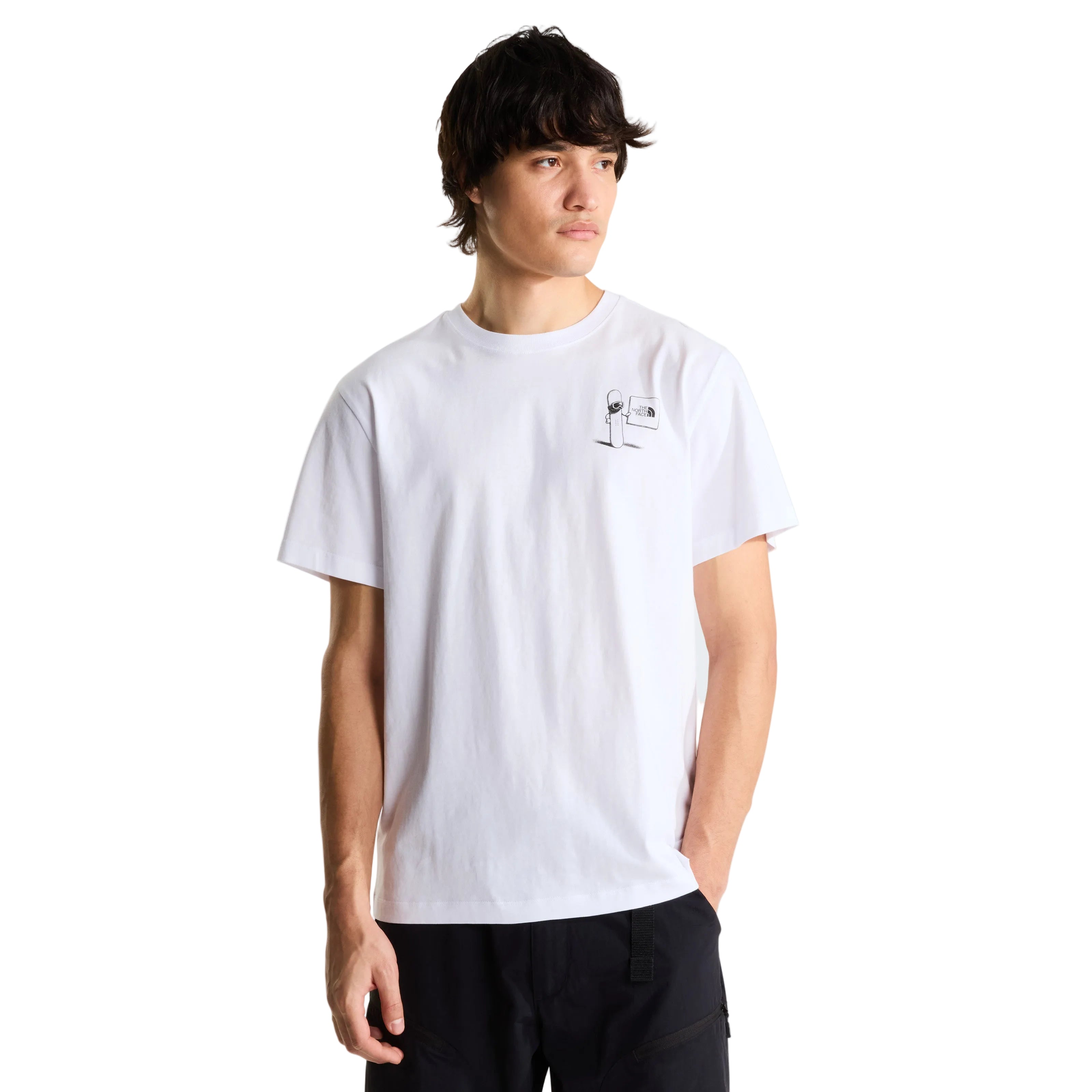 Unisex Opposites Attract Relaxed T-Shirt - White