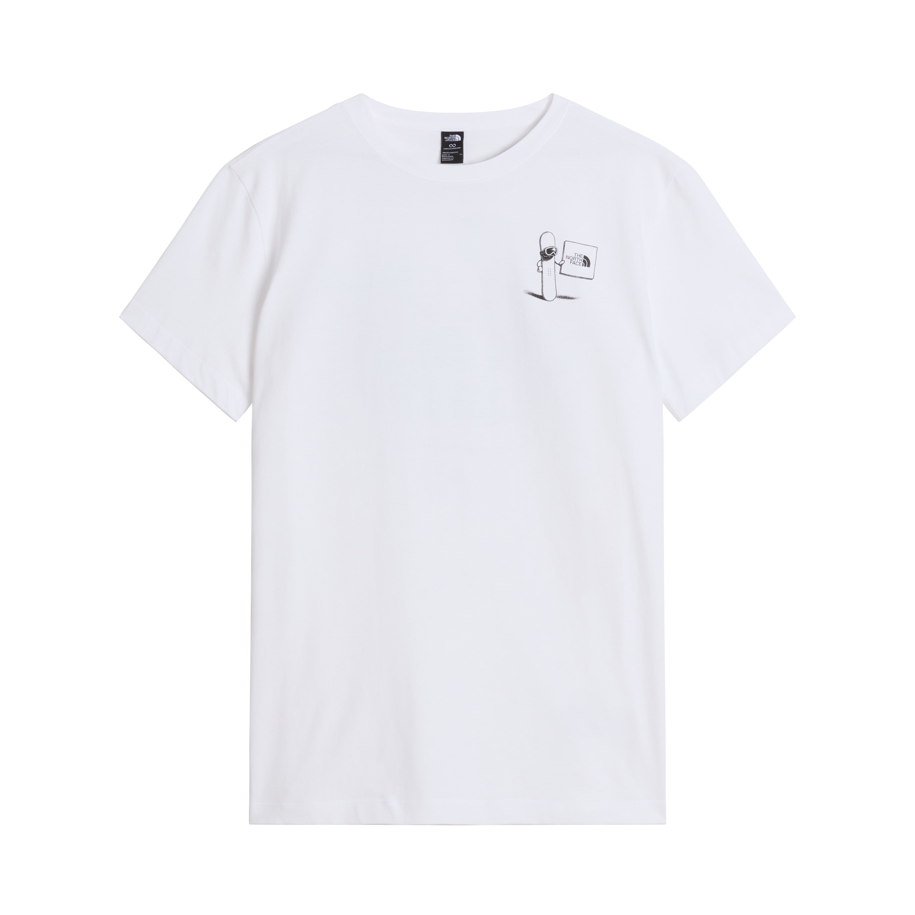 Unisex Opposites Attract Relaxed T-Shirt - White