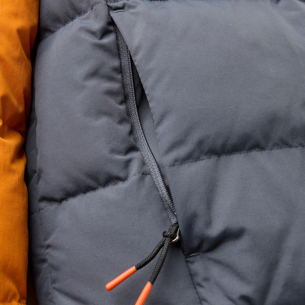 Women's Ocean Heavyweight Insulated 1/2 Zip Jacket - Grey / Orange