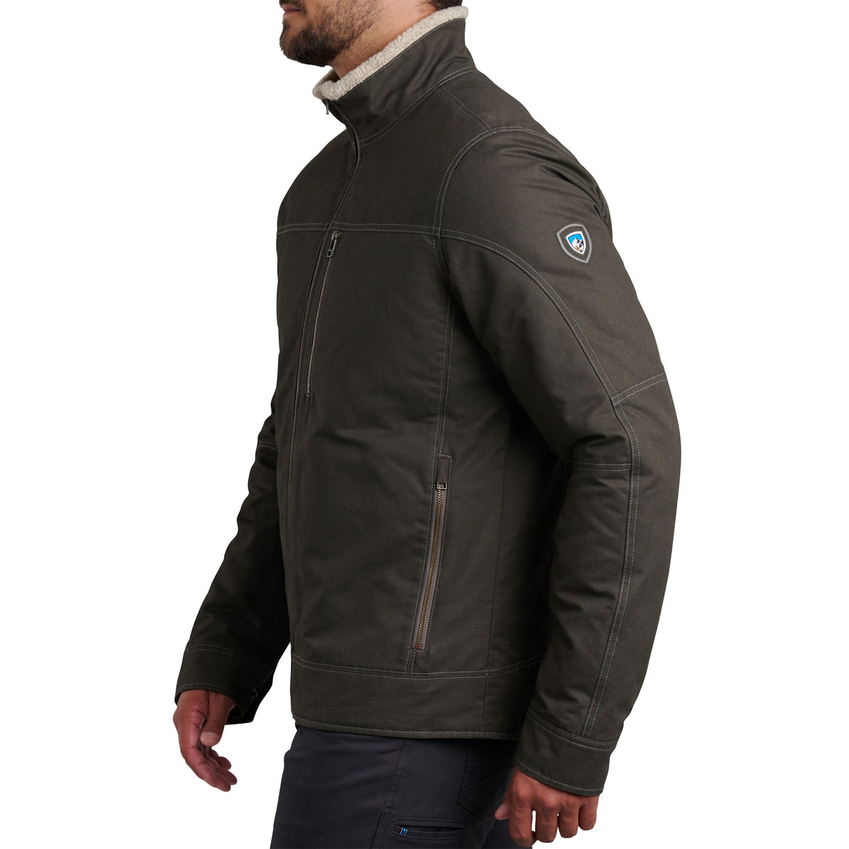 Men's Burr Insulated Jacket - Grey