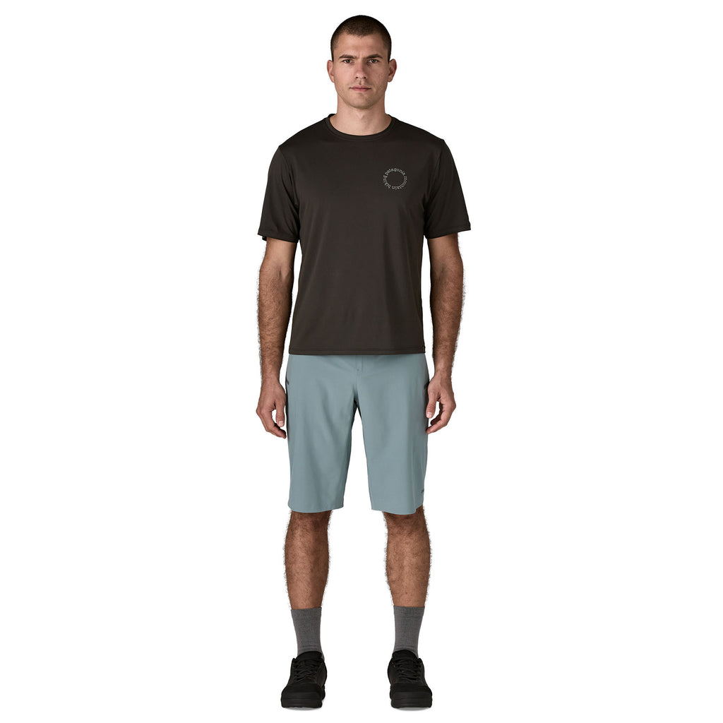 Men's Capilene® Cool Daily Graphic T-Shirt - Spokes Stencil / Black