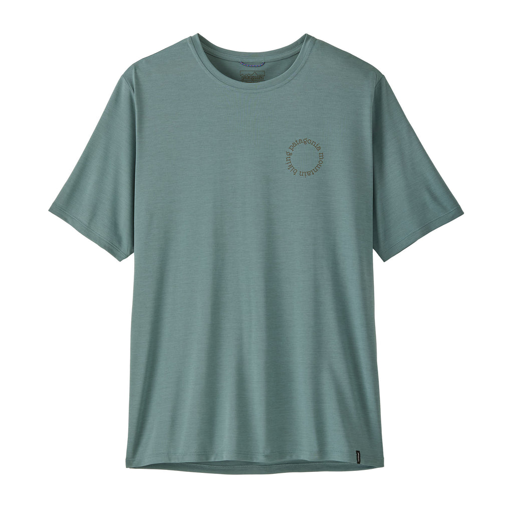 Men's Capilene® Cool Daily Graphic T-Shirt - Spokes Stencil / Blue