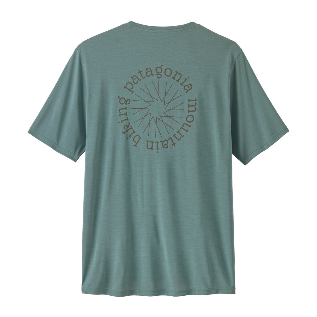 Men's Capilene® Cool Daily Graphic T-Shirt - Spokes Stencil / Blue