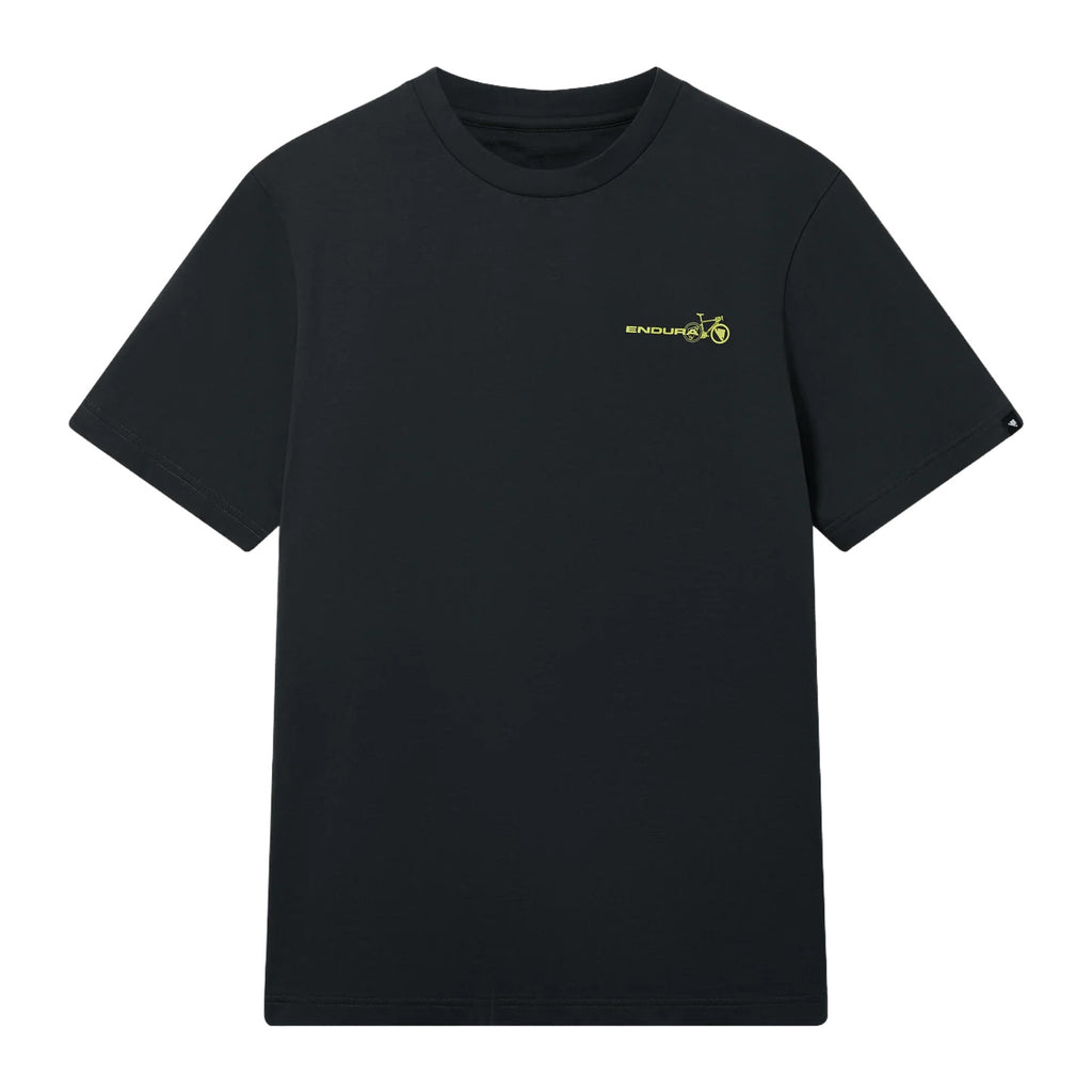 Unisex Pedal Power Graphic T-Shirt - Grey