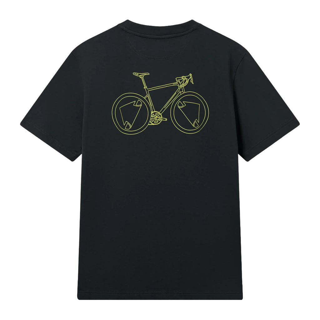 Unisex Pedal Power Graphic T-Shirt - Grey