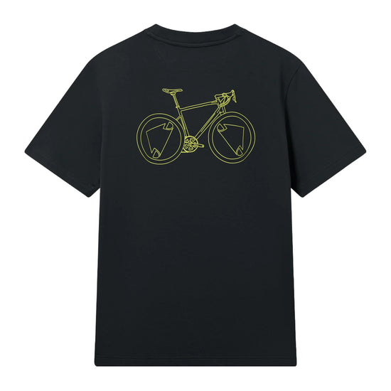 Unisex Pedal Power Graphic T-Shirt - Grey