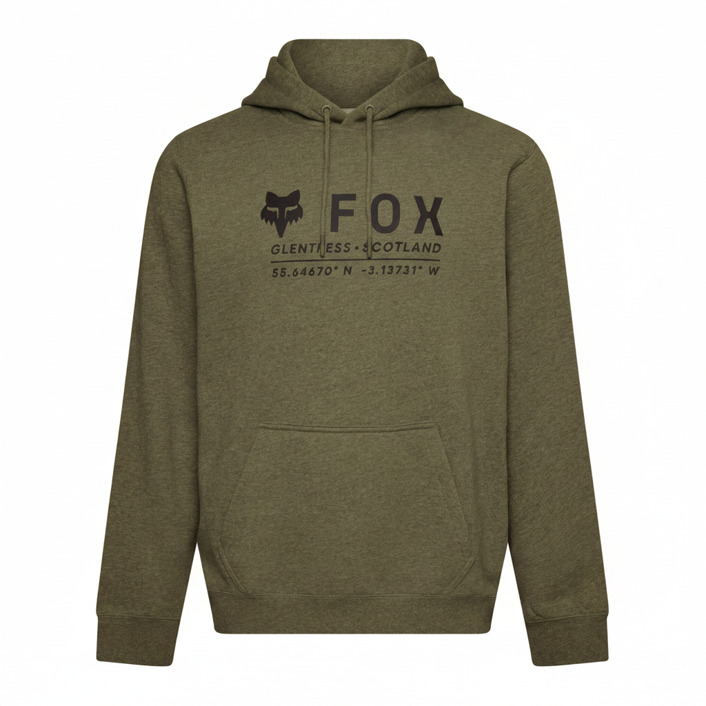 Men's Absolute Pullover Hoodie - Glentress Custom / Green