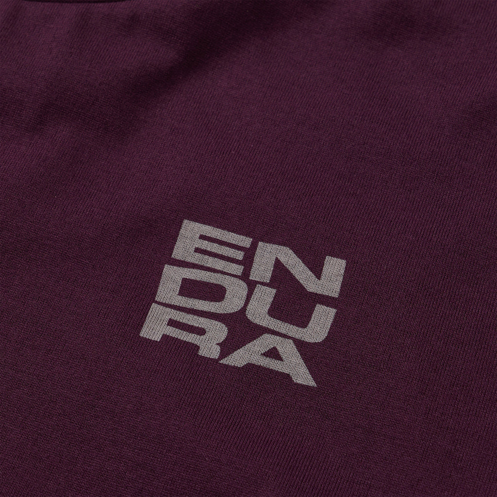 Unisex Stacked Logo Graphic T-Shirts - Purple