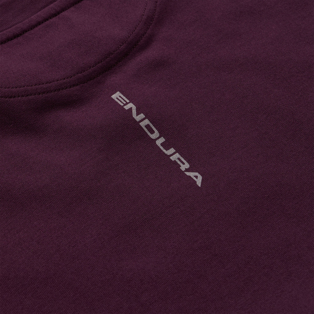 Unisex Stacked Logo Graphic T-Shirts - Purple