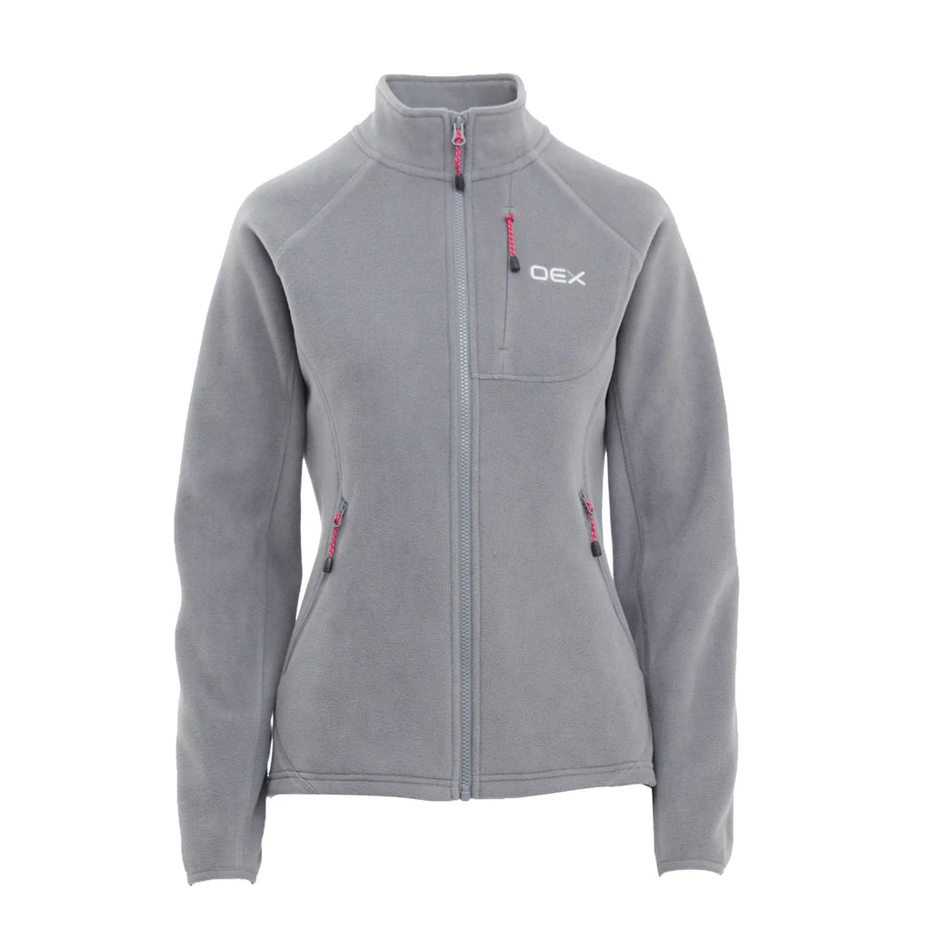 Women's Braidwood Full Zip Fleece - Grey