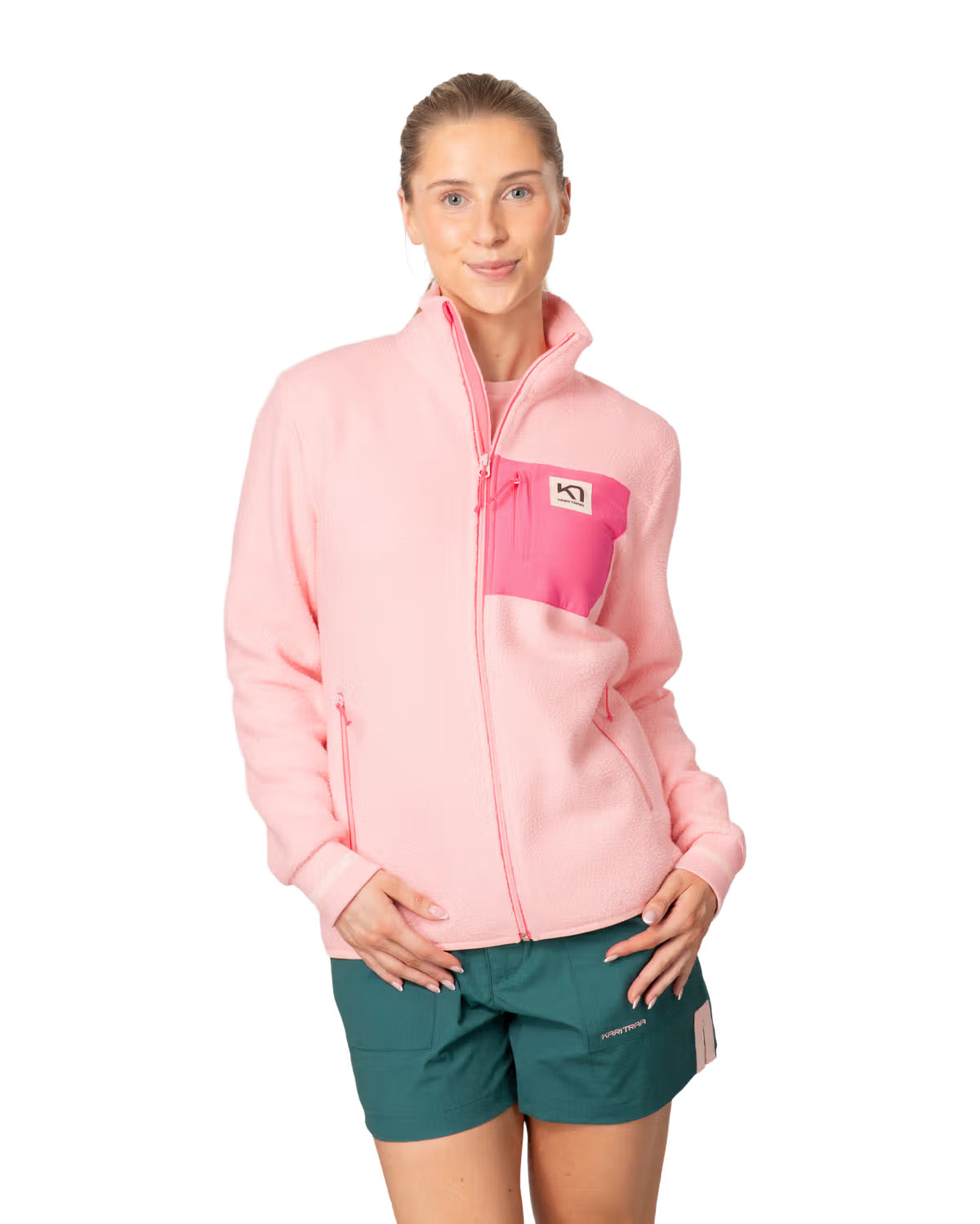 Women's Rothe Full Zip Fleece - Pink