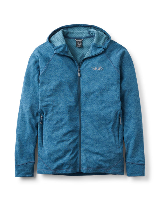 Men's Nexus Hooded Fleece Jacket - Tempest Blue