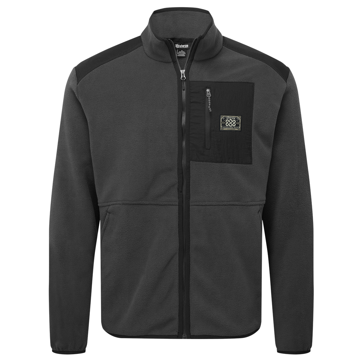 Men's Sanu Full Zip Fleece - Black